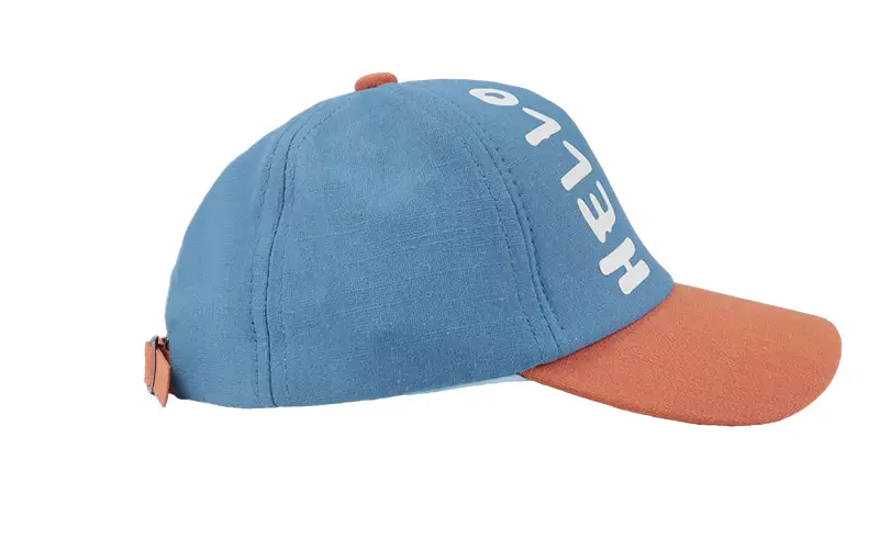 Children's Cartoon Sun Hat Blue Orange Peak Cap — feature 12