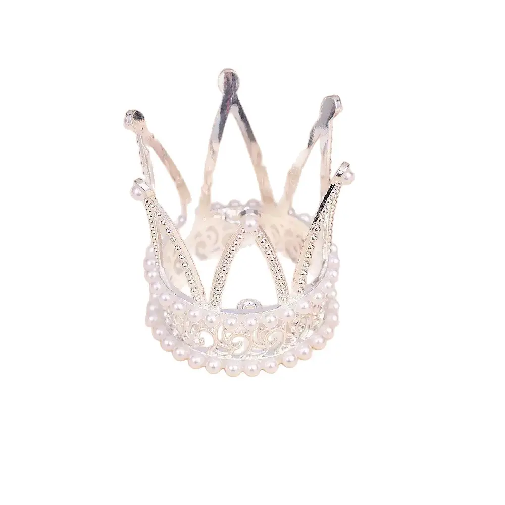 New Kids' Pearl Crown for Birthday & Weddings