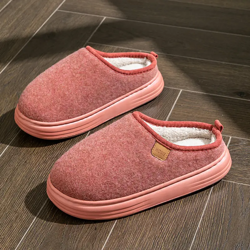 Cotton Slippers for Women Winter 2026 New Style Indoor Home Non-Slip Household Thickened Warm Plush Cotton Slippers for Men Winter - Image 8
