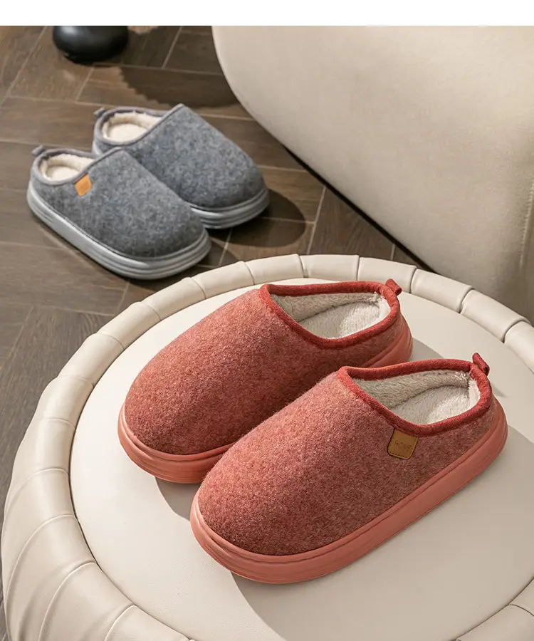 Cotton Slippers for Women Winter 2026 New Style Indoor Home Non-Slip Household Thickened Warm Plush Cotton Slippers for Men Winter — feature 19