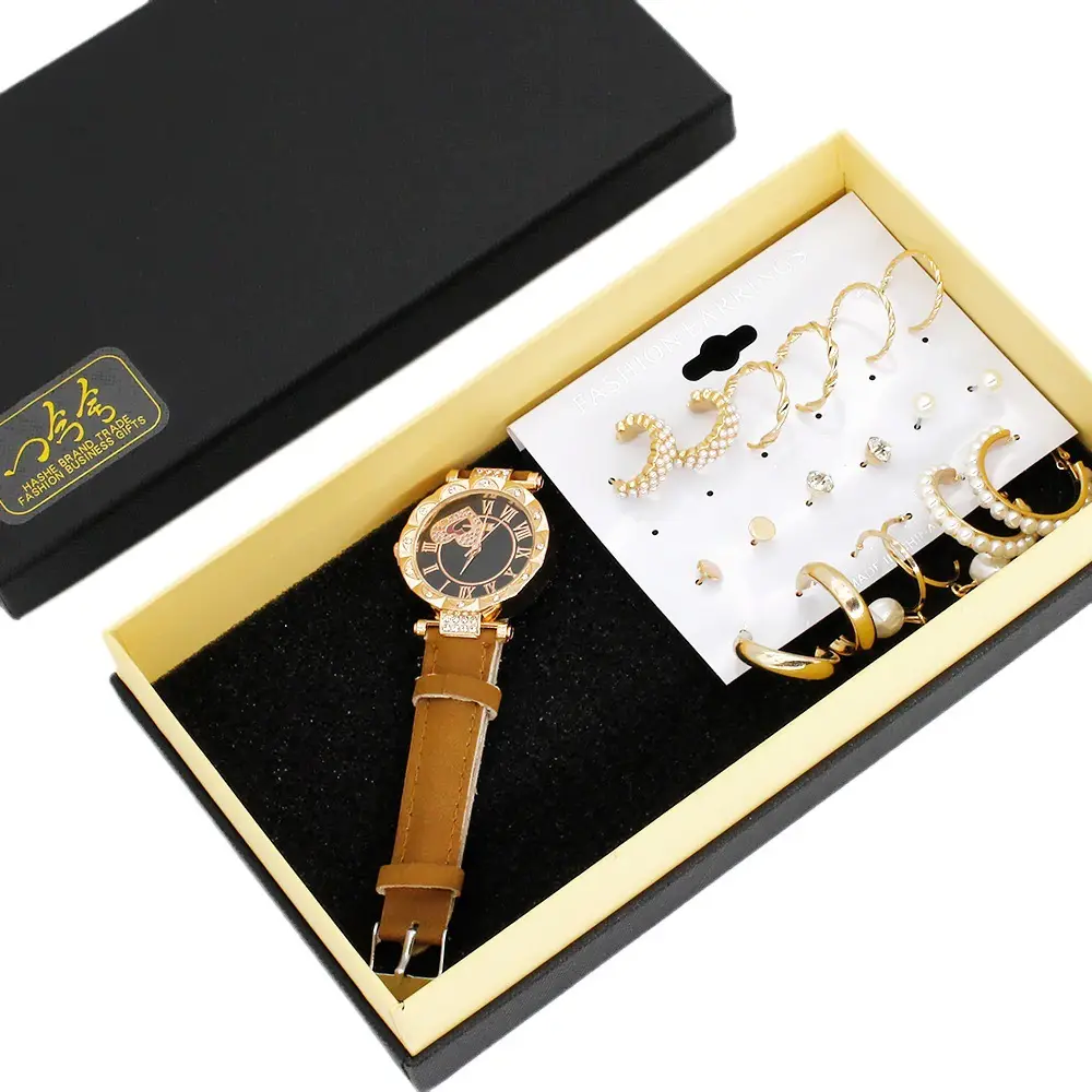 Women's Earring Set with Wrist Watches for Couples — feature 5