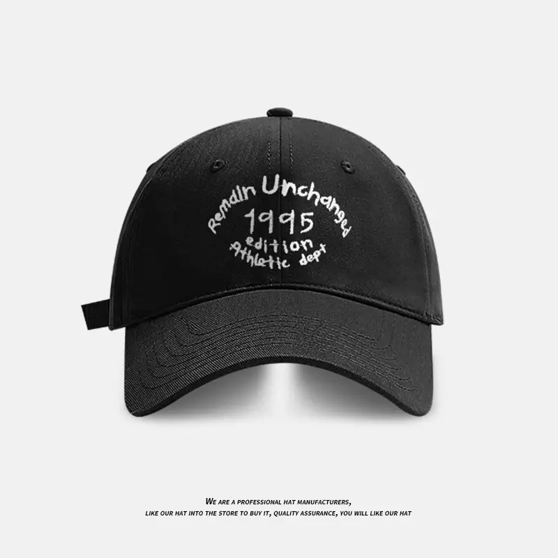 Korean-style Letter Embroidered Baseball Cap for Women - Image 11