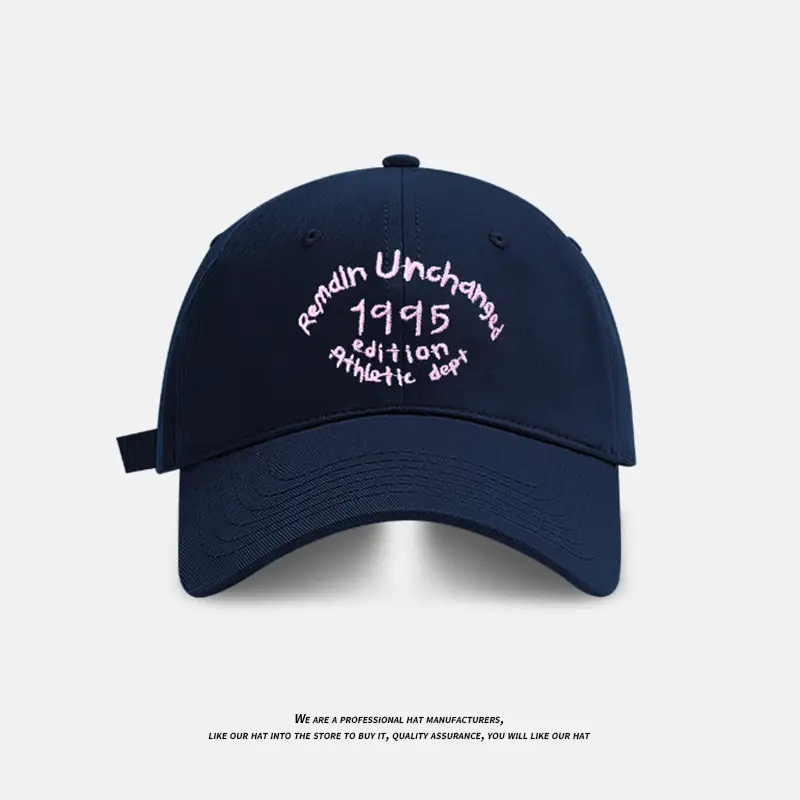 Korean-style Letter Embroidered Baseball Cap for Women - Image 4