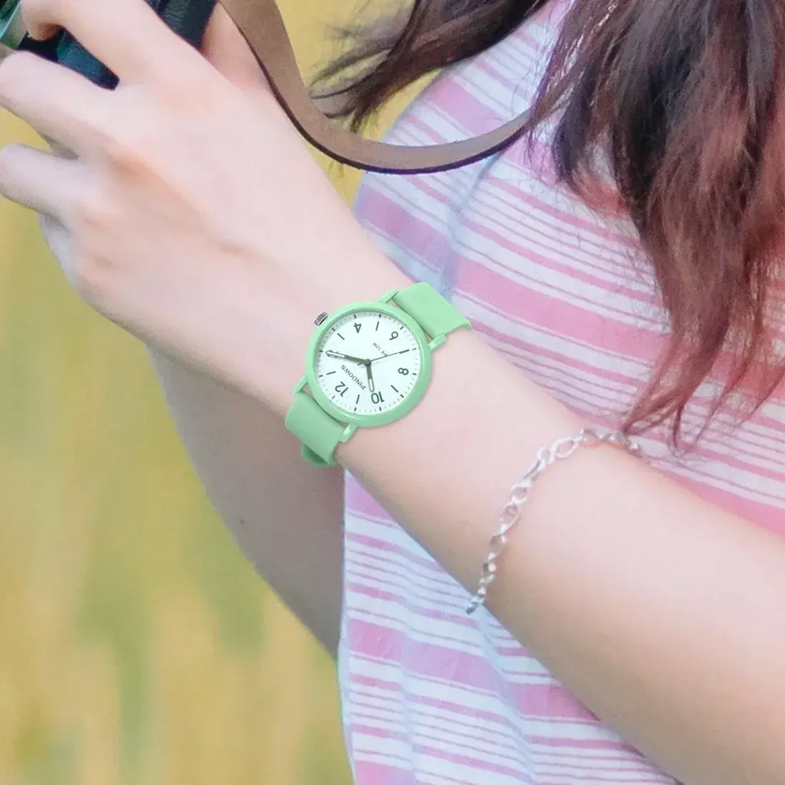 Pinduoduo Watch K-Style Simple Ins Small Fresh Student Exam Special Quartz Watch Wholesale - Image 9