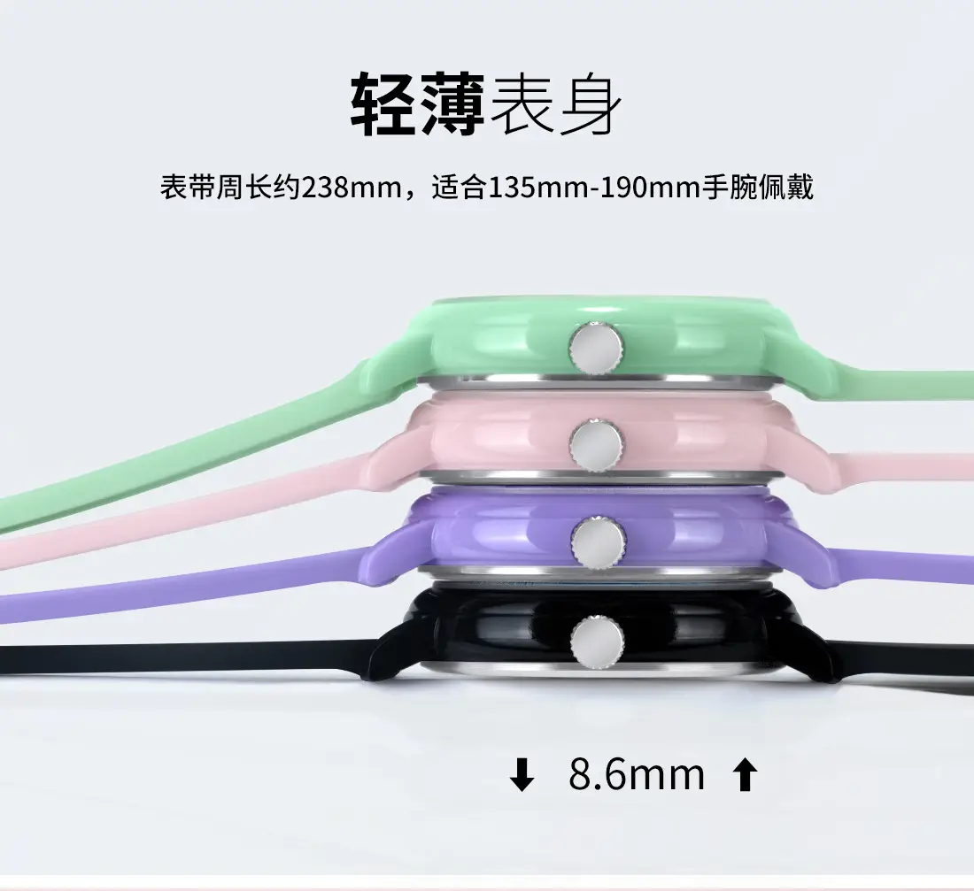 Trendy Red Blue White Quartz Watch for Boys Girls — feature 9