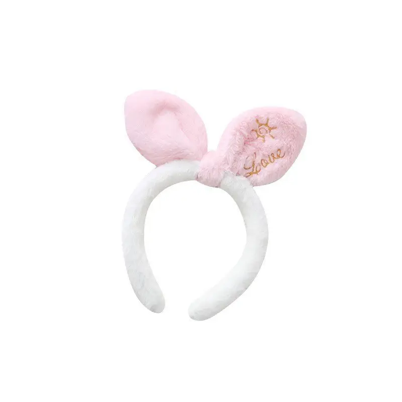 Plush Rabbit Ears Headband for Girls - Image 94