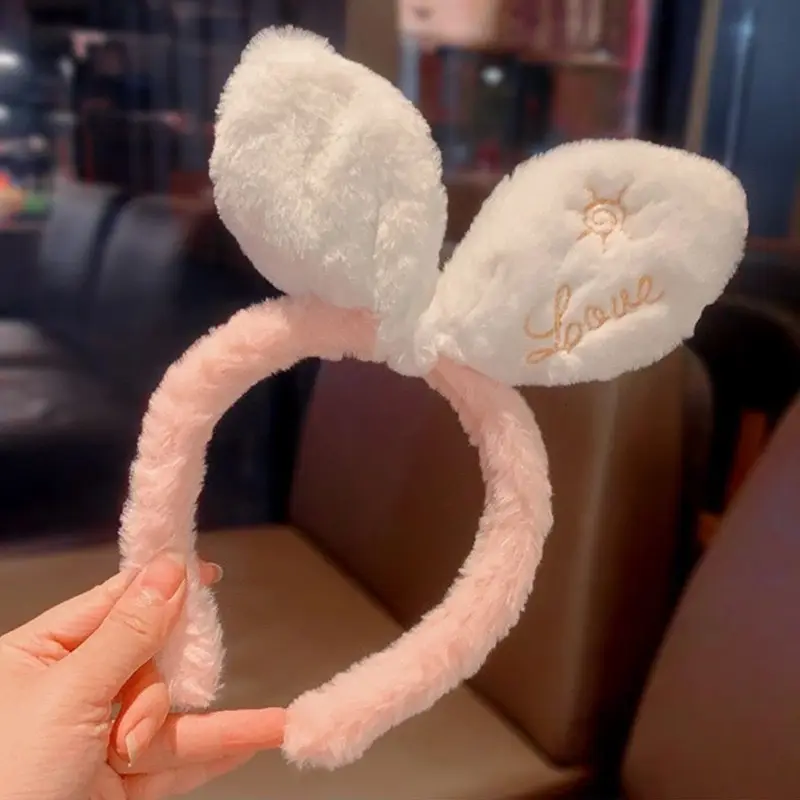 Plush Rabbit Ears Headband for Girls — feature 4