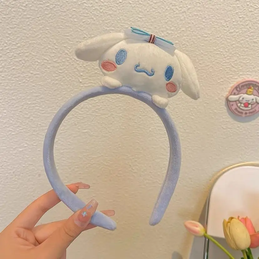 Plush Rabbit Ears Headband for Girls - Image 17