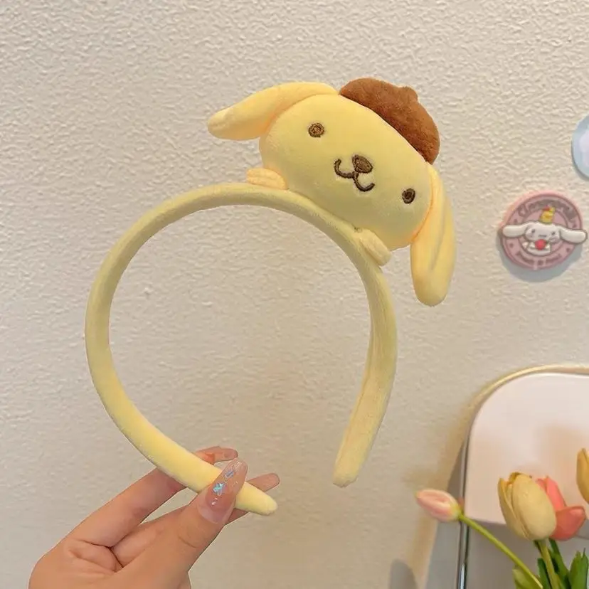 Plush Rabbit Ears Headband for Girls - Image 19