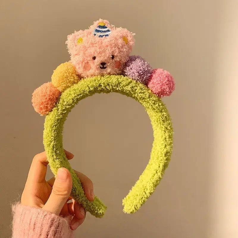 Plush Rabbit Ears Headband for Girls - Image 23