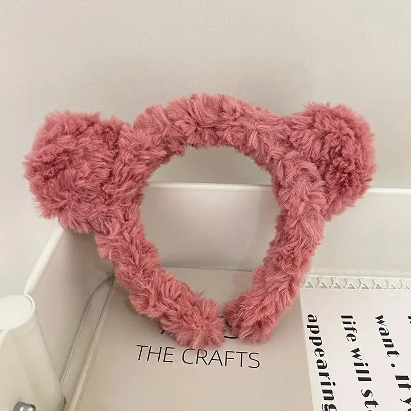 Plush Rabbit Ears Headband for Girls - Image 26