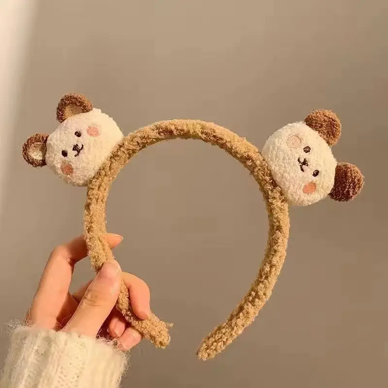 Plush Rabbit Ears Headband for Girls - Image 31