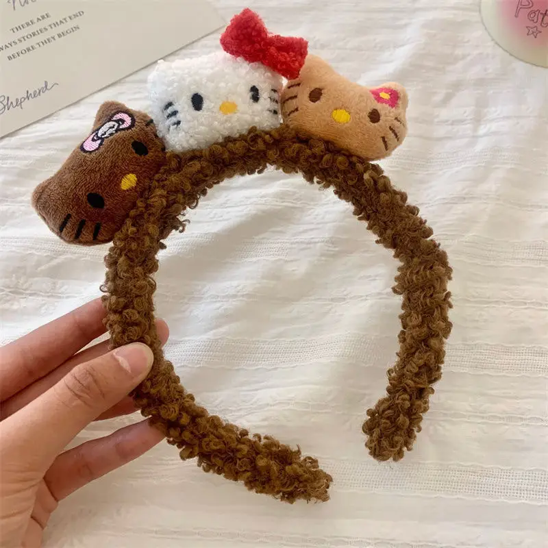 Plush Rabbit Ears Headband for Girls - Image 45