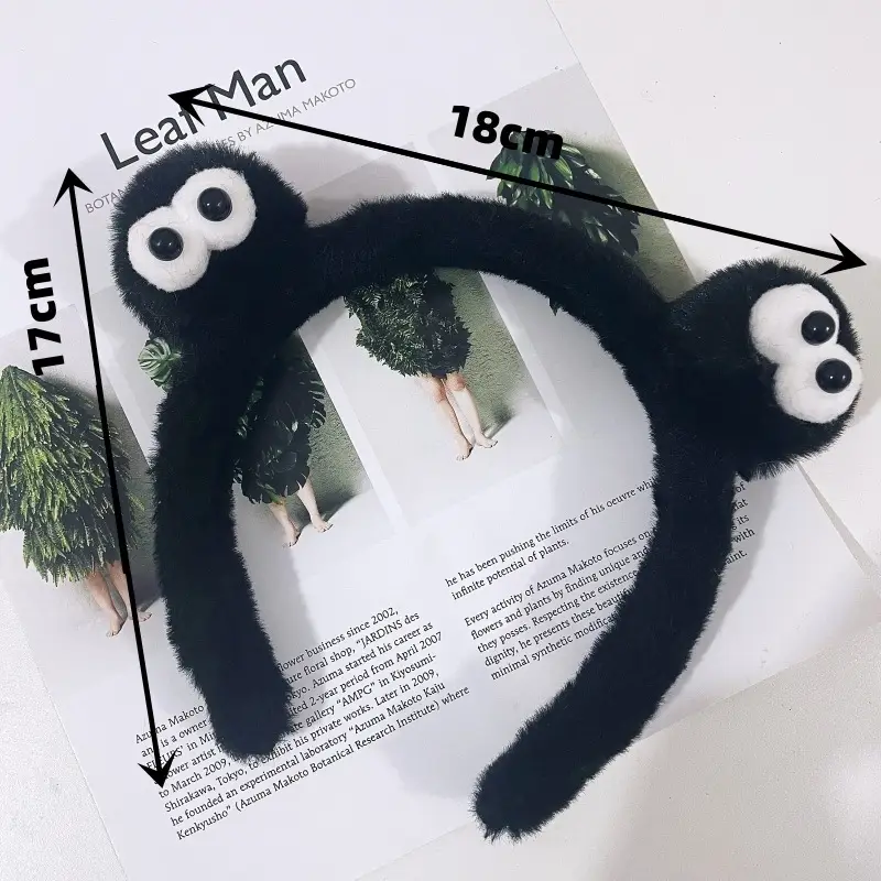 Plush Rabbit Ears Headband for Girls - Image 67