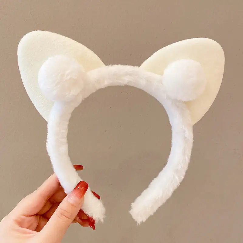 Plush Rabbit Ears Headband for Girls - Image 69