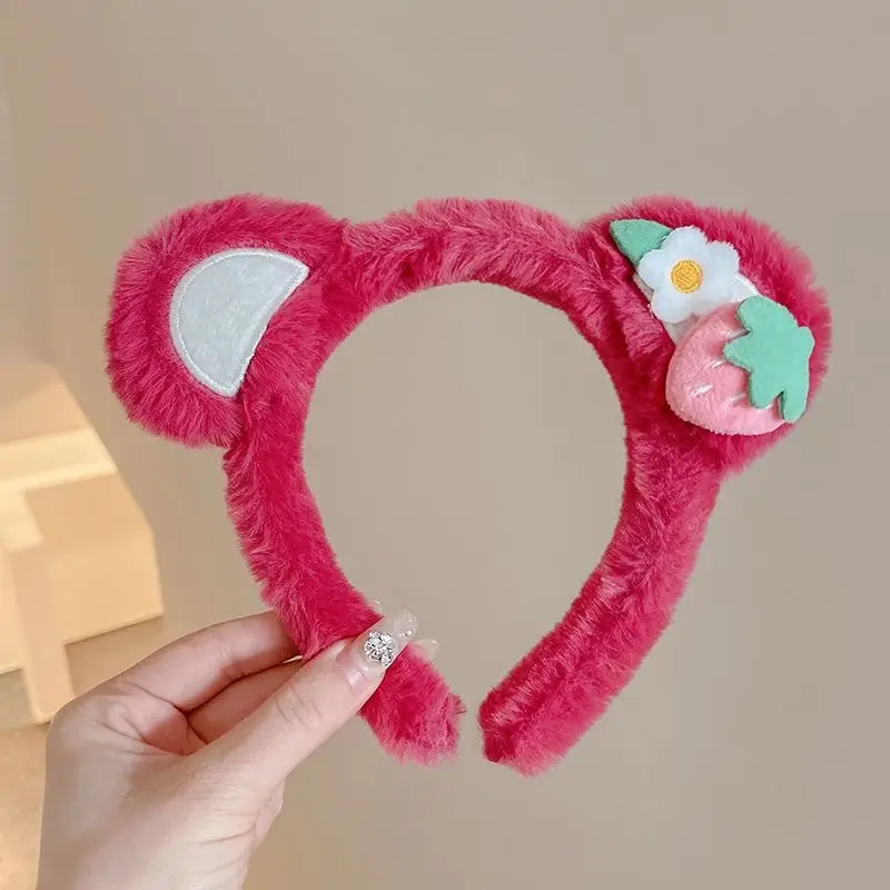 Plush Rabbit Ears Headband for Girls - Image 7