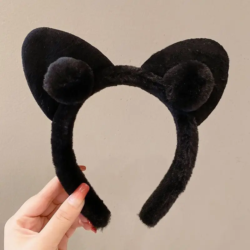 Plush Rabbit Ears Headband for Girls - Image 70