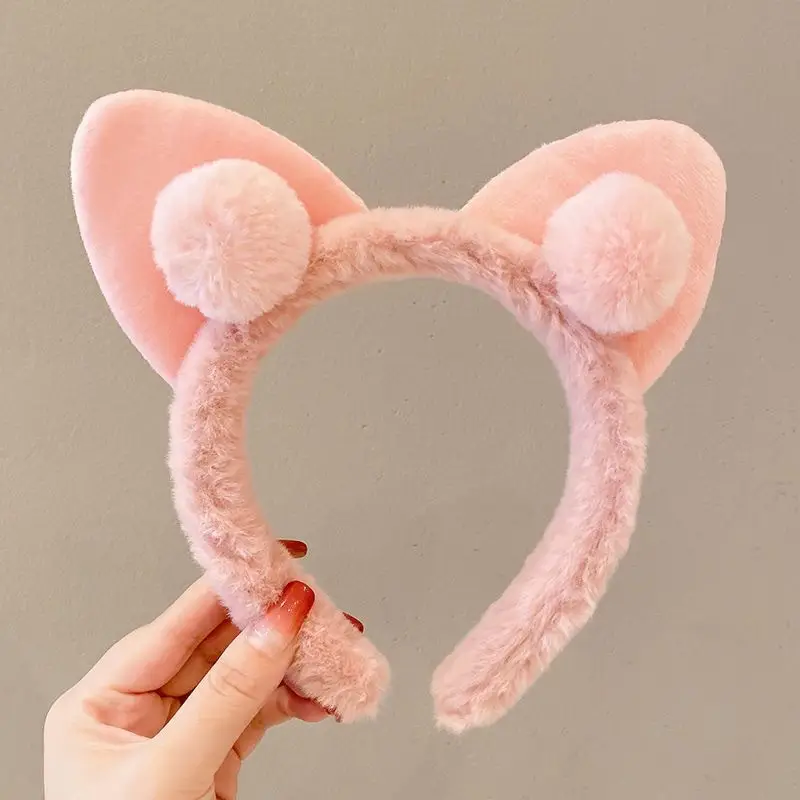 Plush Rabbit Ears Headband for Girls - Image 71