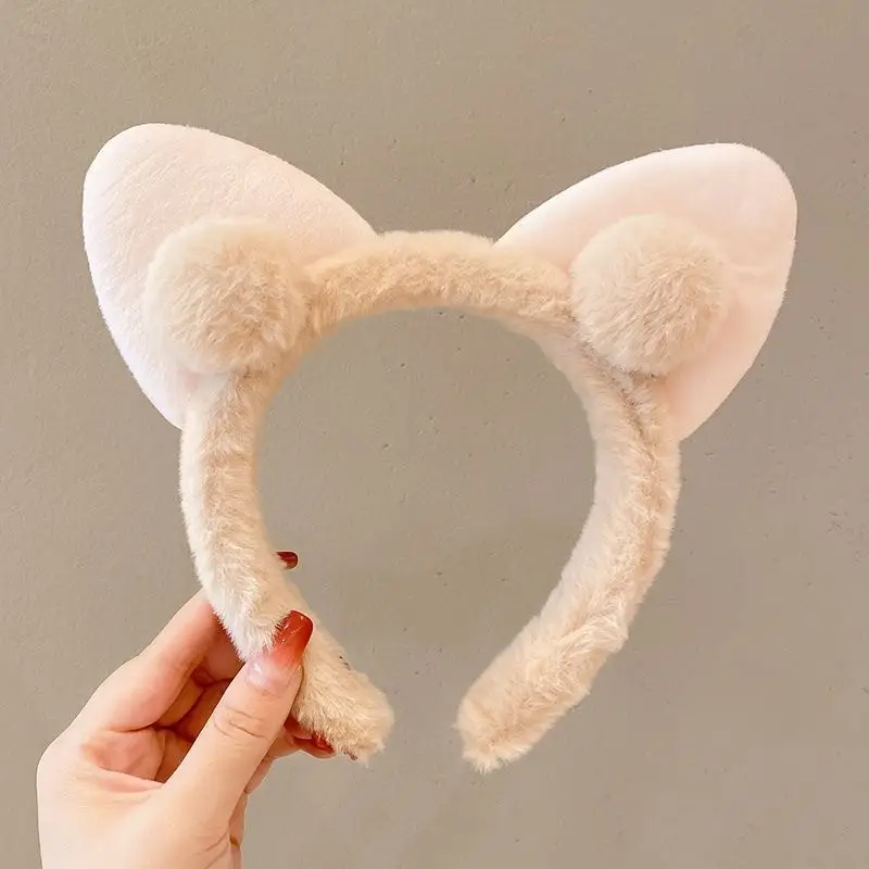 Plush Rabbit Ears Headband for Girls - Image 72