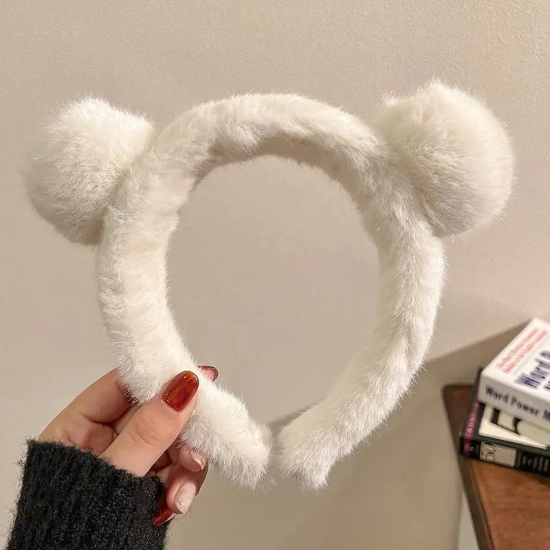 Plush Rabbit Ears Headband for Girls - Image 75