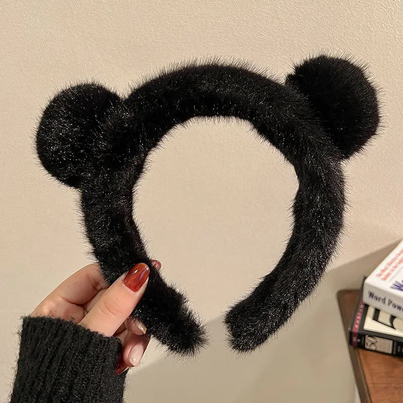Plush Rabbit Ears Headband for Girls - Image 76