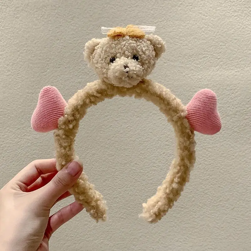 Plush Rabbit Ears Headband for Girls - Image 79