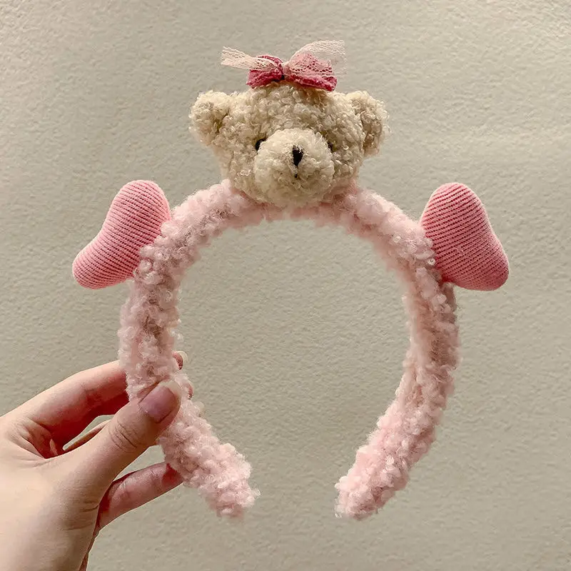 Plush Rabbit Ears Headband for Girls - Image 81