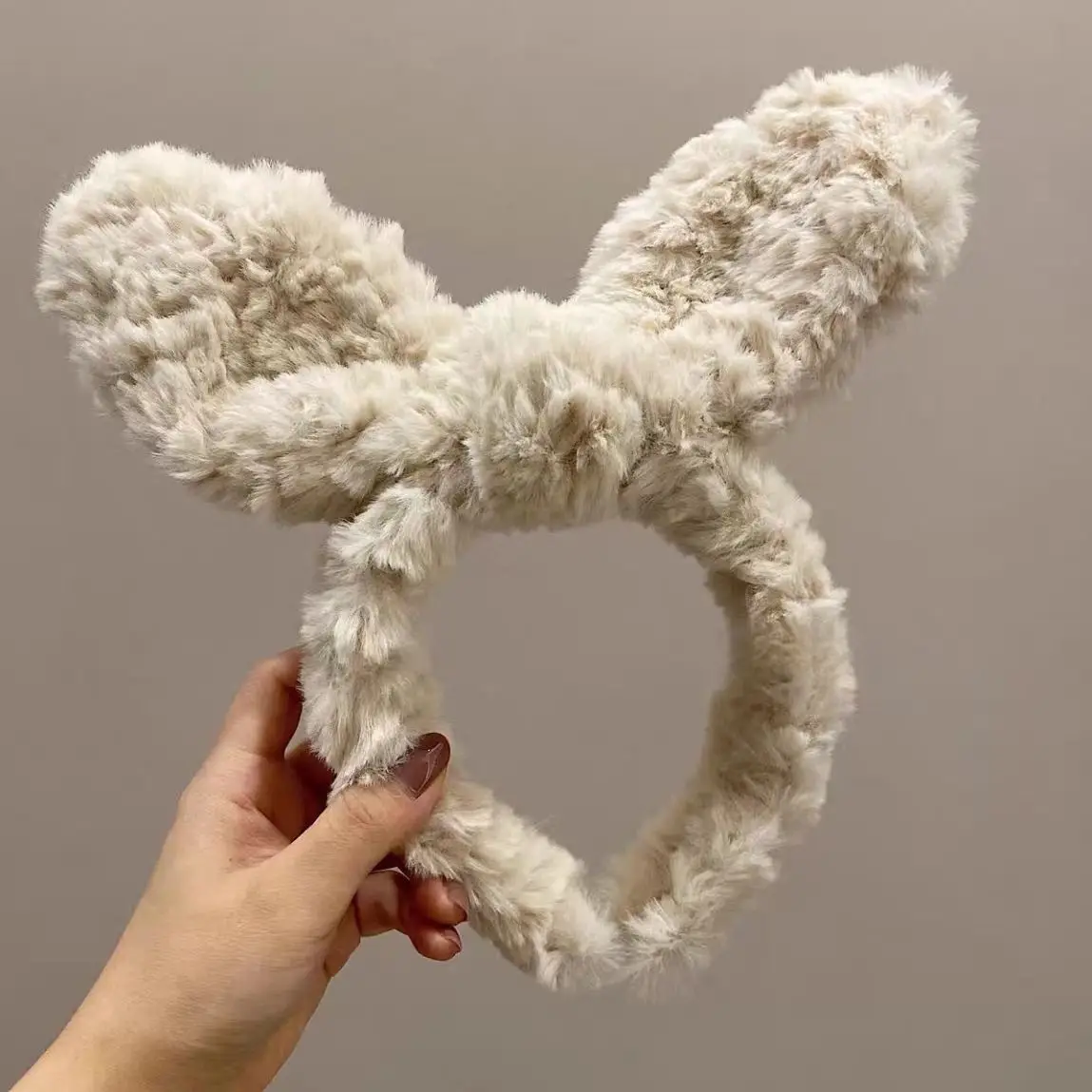 Plush Rabbit Ears Headband for Girls - Image 88