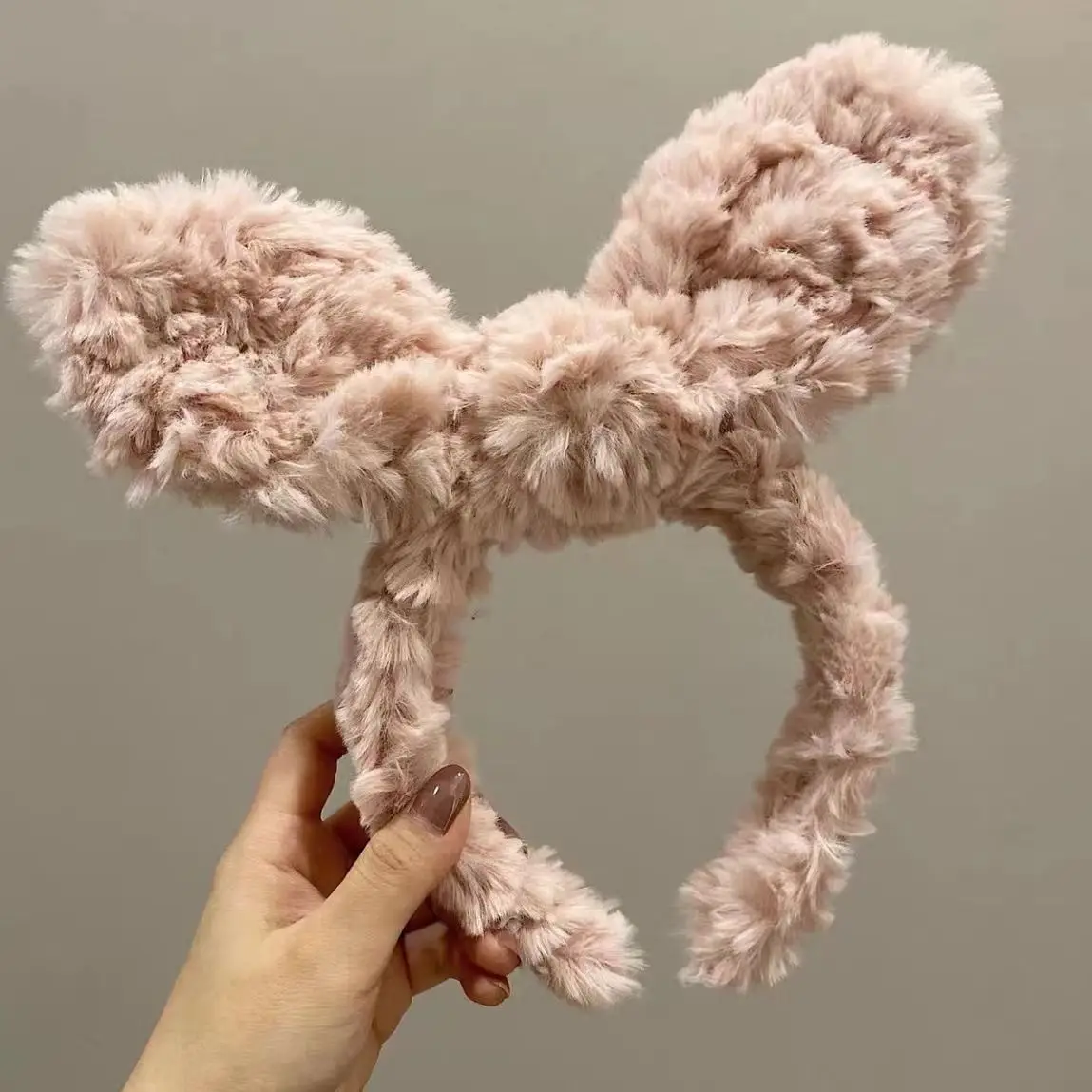 Plush Rabbit Ears Headband for Girls - Image 89