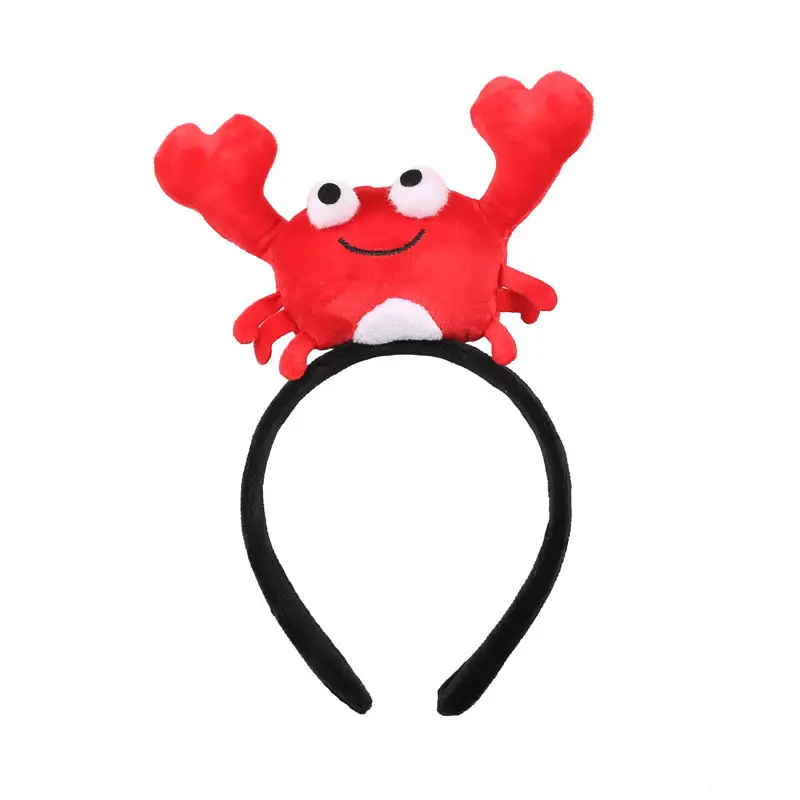 Red Cartoon Crab Headband for Kids Girls - Image 11