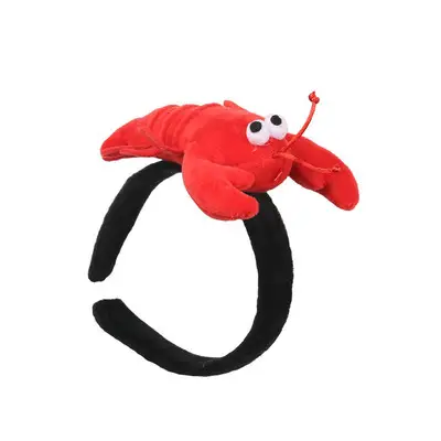 Red Cartoon Crab Headband for Kids Girls - Image 20