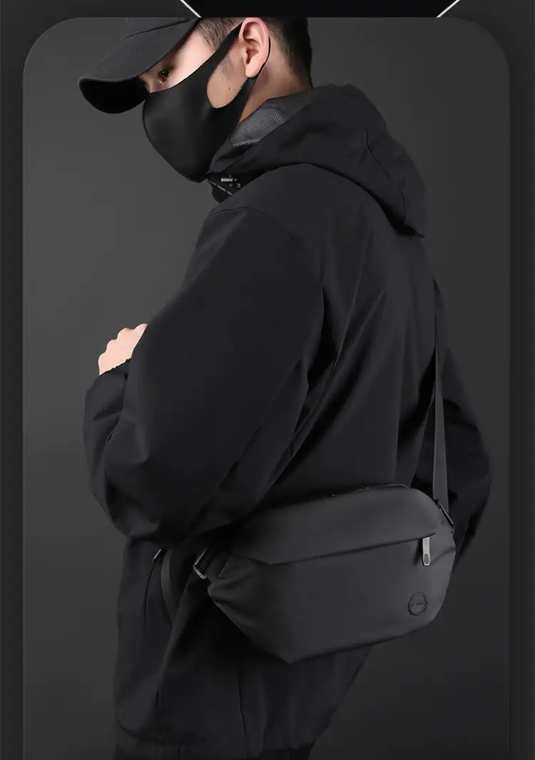Magnetic Buckle Crossbody Bag Green Motorcycle Cycling — feature 4