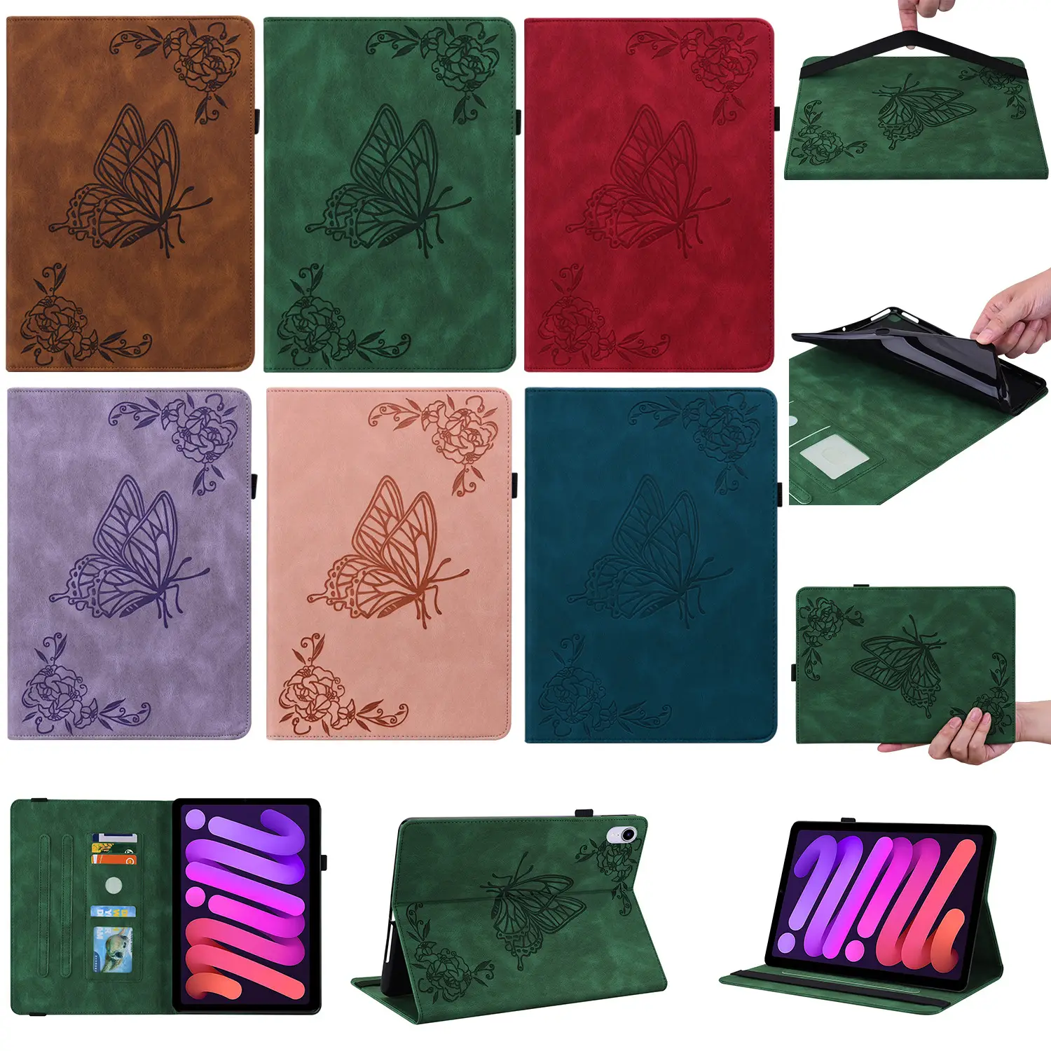 Lenovo Tablet Protective Case with Butterfly Design