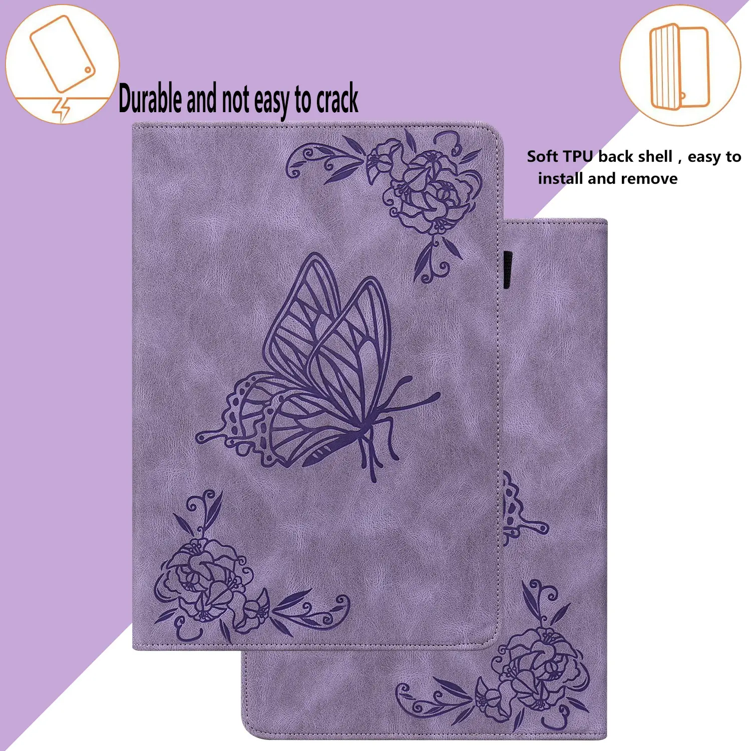 Lenovo Tablet Protective Case with Butterfly Design — feature 3