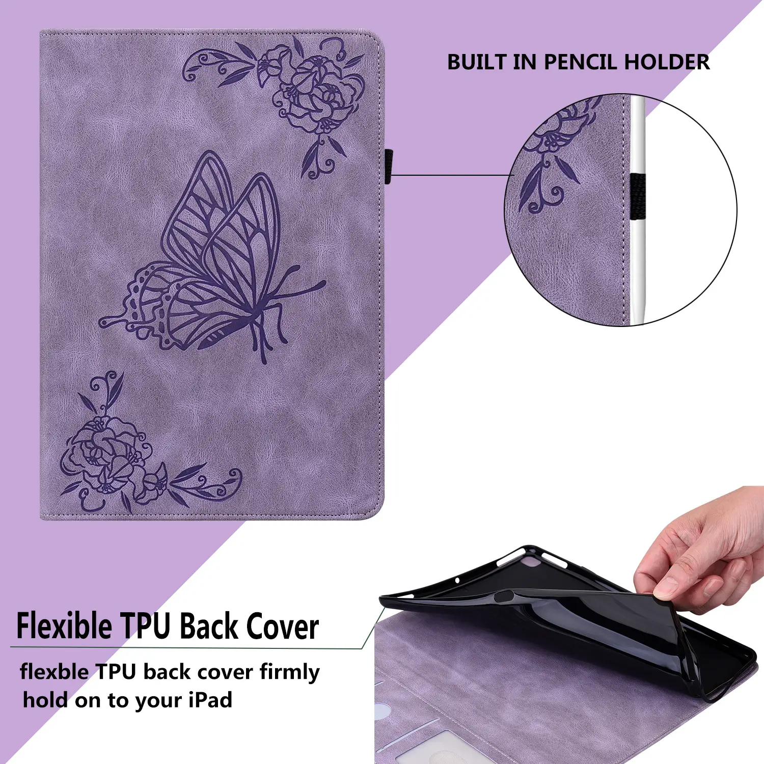 Lenovo Tablet Protective Case with Butterfly Design — feature 4