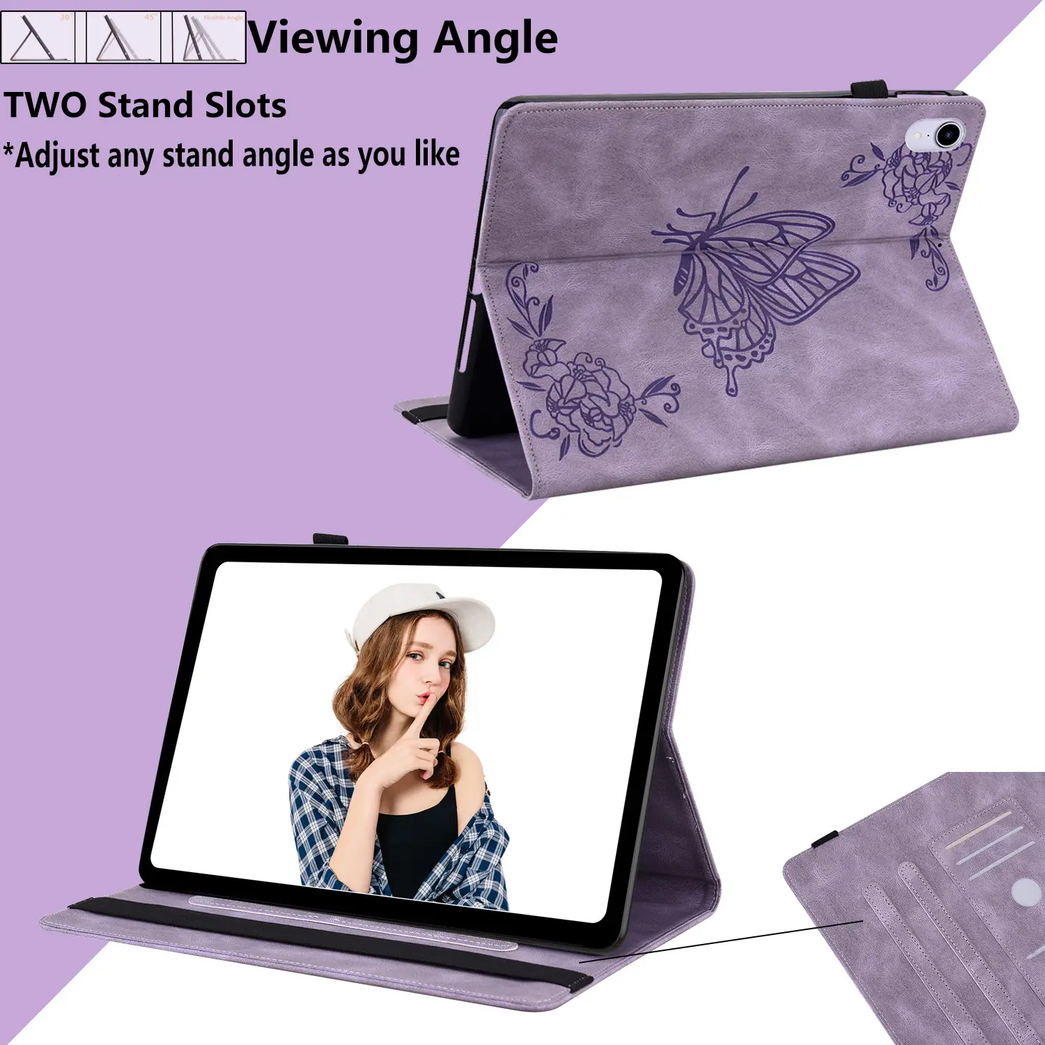 Lenovo Tablet Protective Case with Butterfly Design — feature 5
