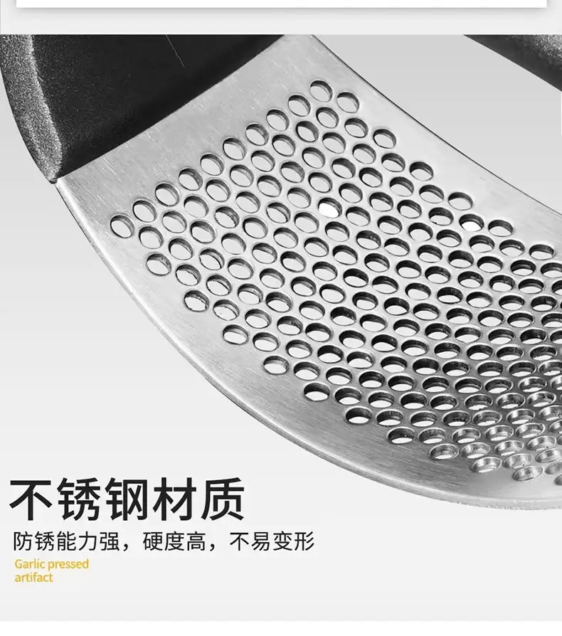Stainless Steel Garlic Press Green Handle β feature 7