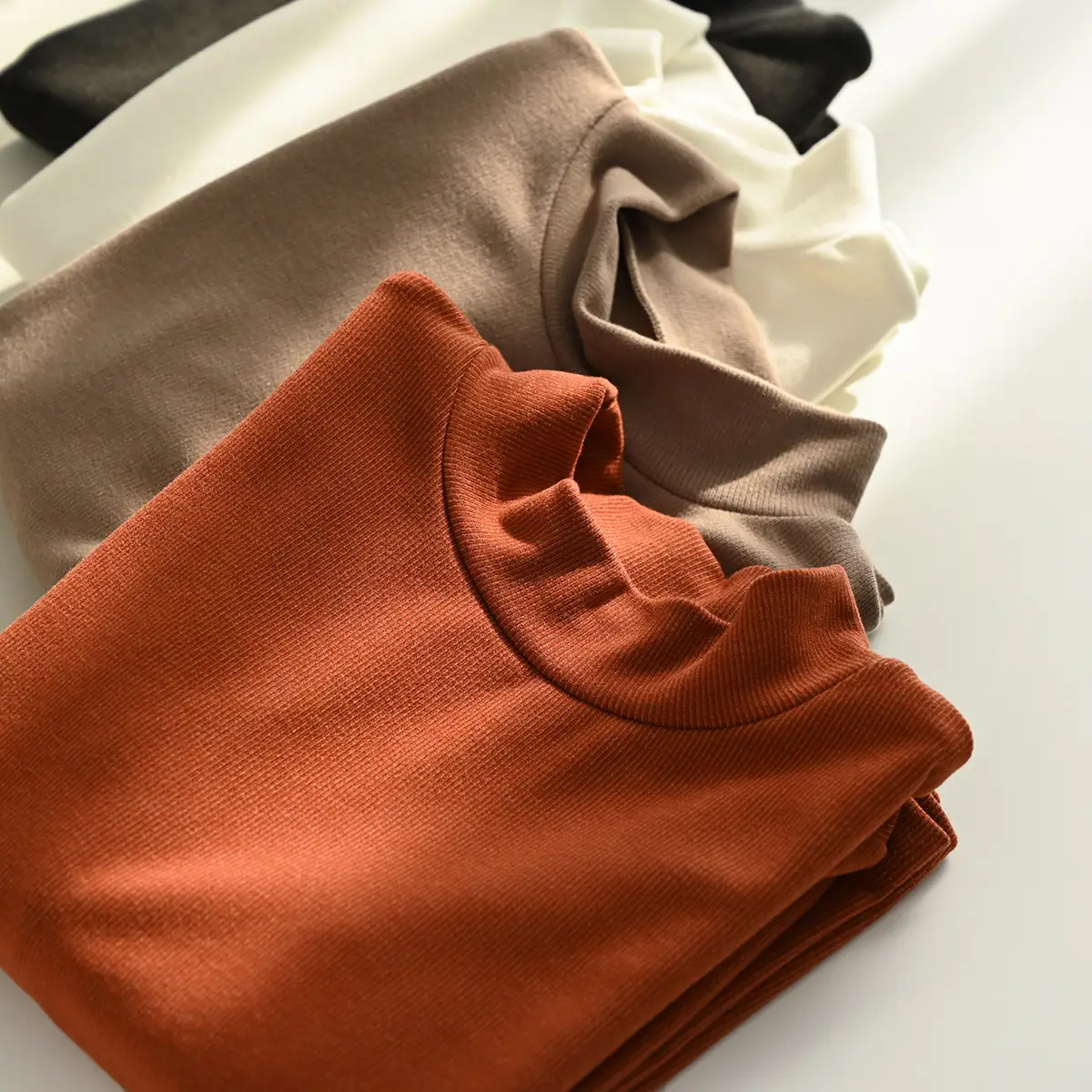300g Warm T-Shirt for Boys Girls Autumn Winter Half Turtleneck - Image 7