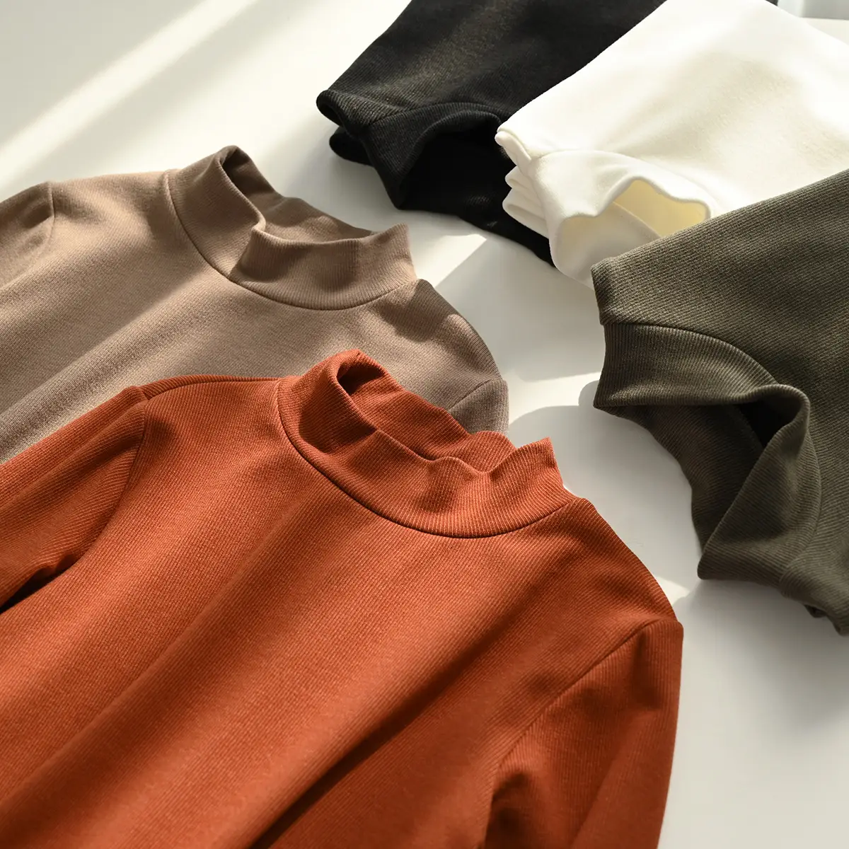 300g Warm T-Shirt for Boys Girls Autumn Winter Half Turtleneck - Image 8