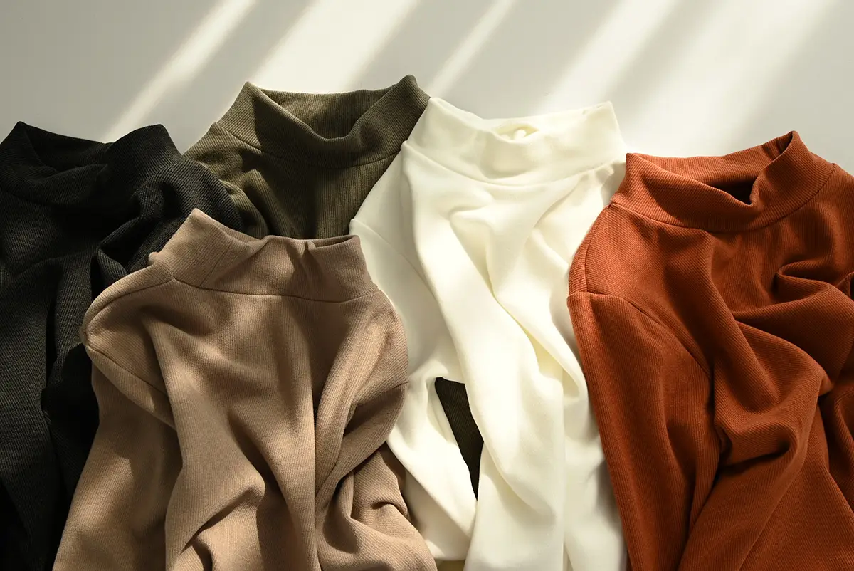 300g Warm T-Shirt for Boys Girls Autumn Winter Half Turtleneck — feature 1