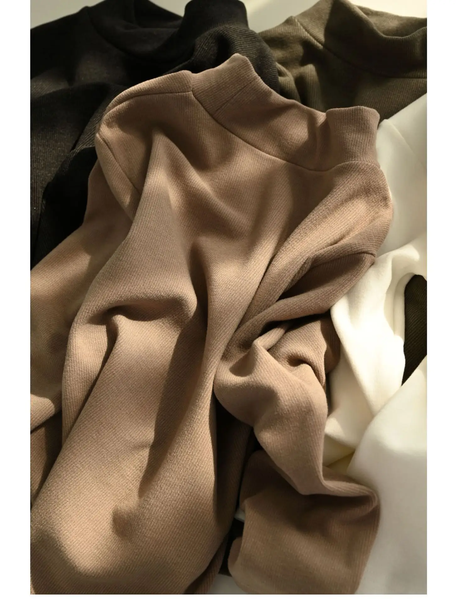 300g Warm T-Shirt for Boys Girls Autumn Winter Half Turtleneck — feature 13