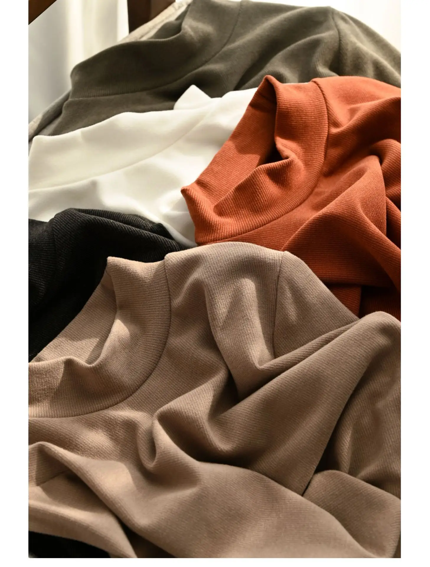 300g Warm T-Shirt for Boys Girls Autumn Winter Half Turtleneck — feature 16