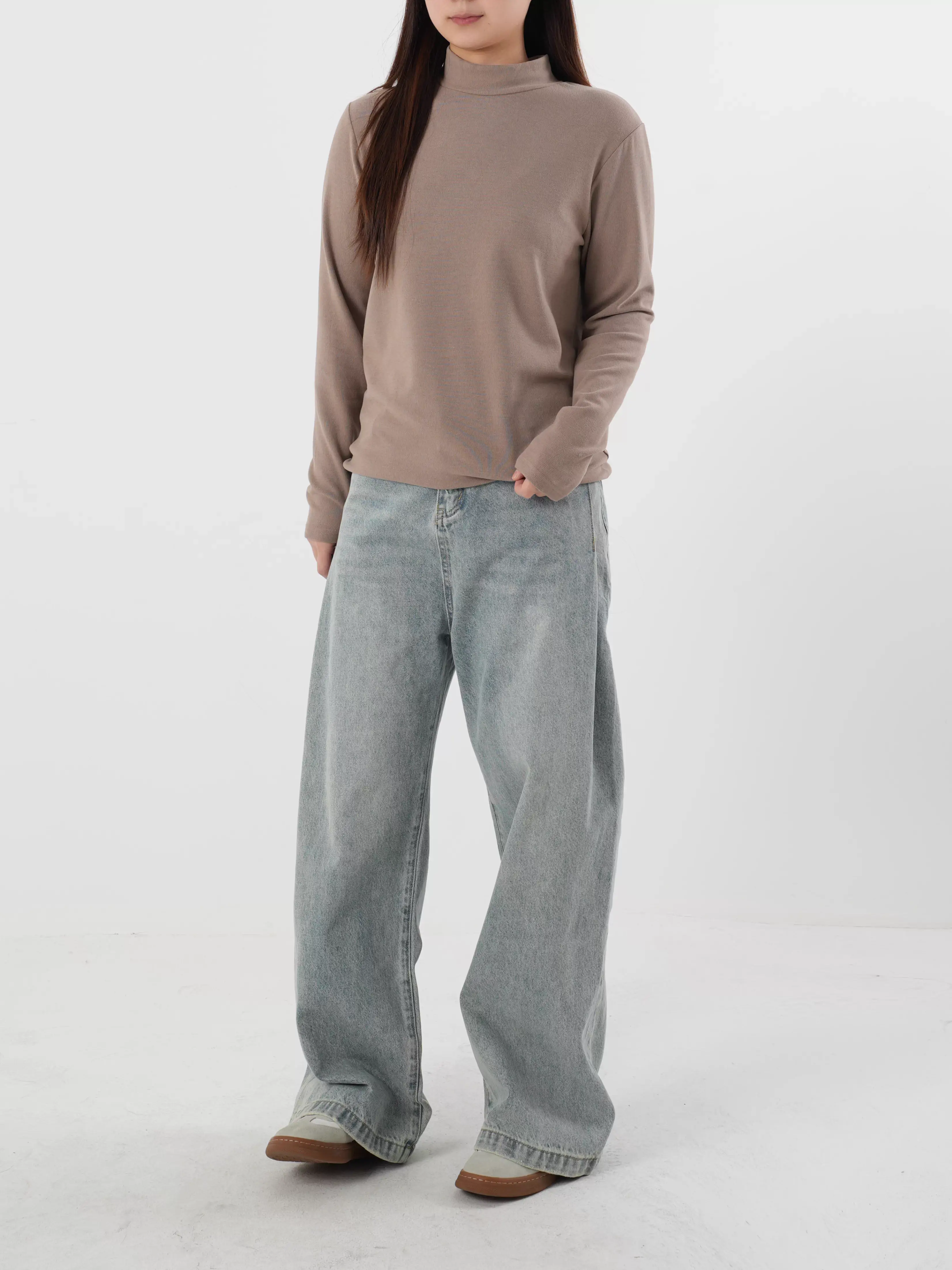 300g Warm T-Shirt for Boys Girls Autumn Winter Half Turtleneck — feature 8