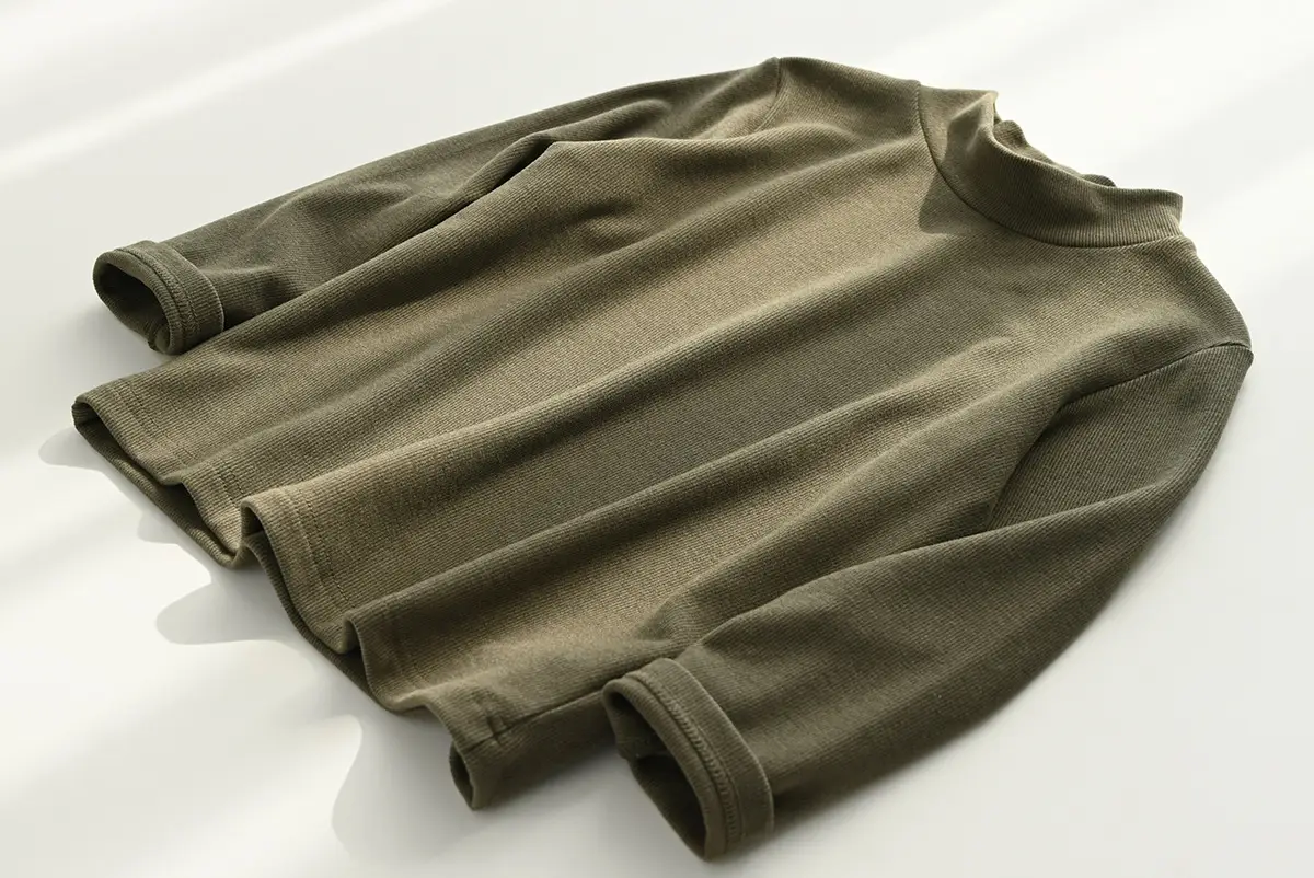 300g Warm T-Shirt for Boys Girls Autumn Winter Half Turtleneck - Image 2
