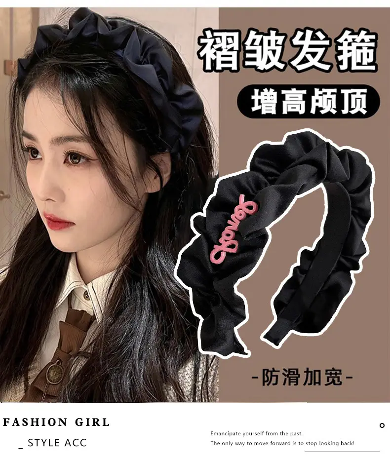 Cream High-Rise Skull Top Headband with Pink Embroidery — feature 4