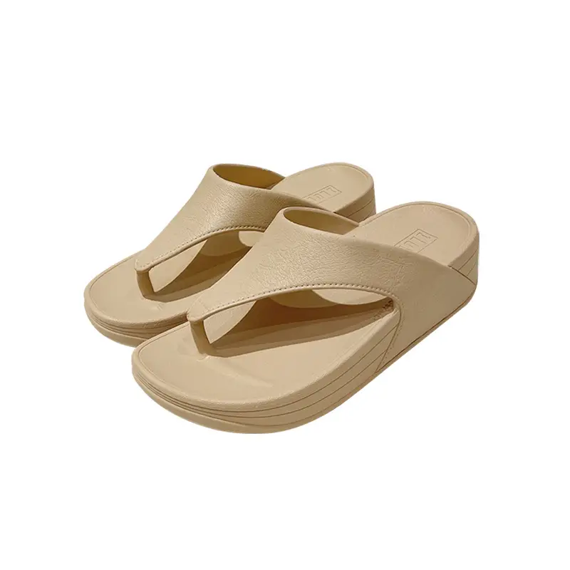 Women Pink Wedge Slippers 2023 Summer Waterproof