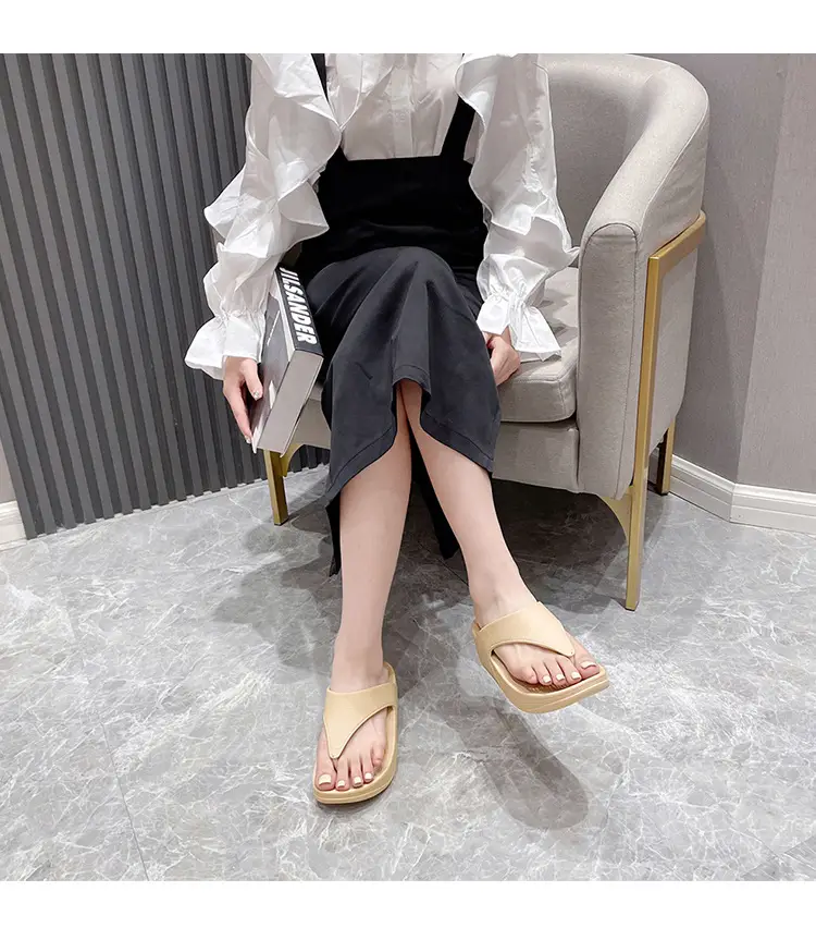 Women Pink Wedge Slippers 2023 Summer Waterproof — feature 10
