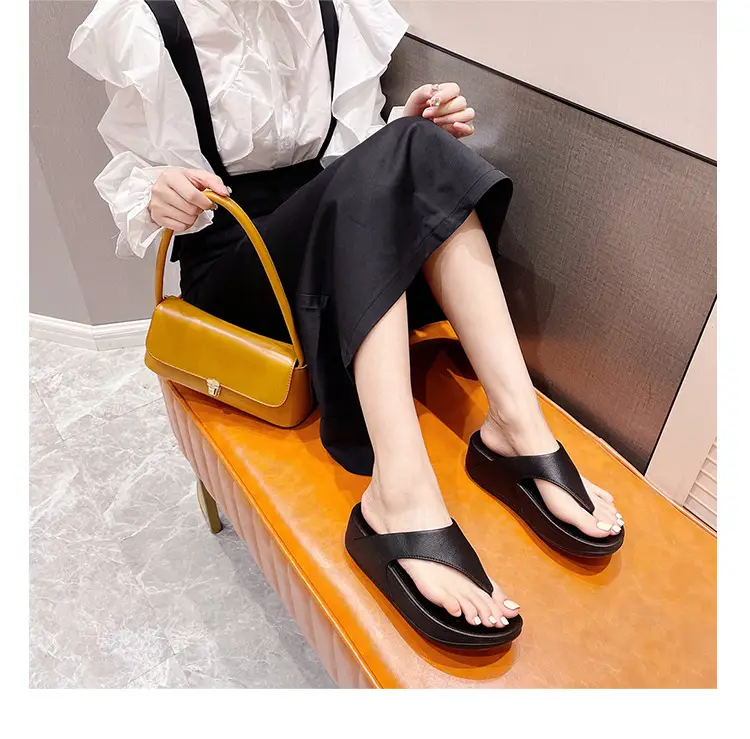 Women Pink Wedge Slippers 2023 Summer Waterproof — feature 21