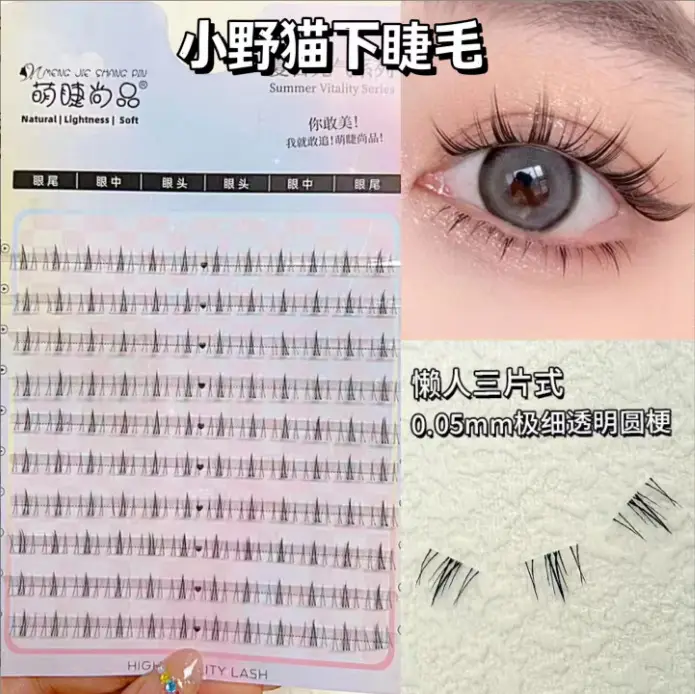 Transparent Ciliary Shangpin False Eyelashes Set