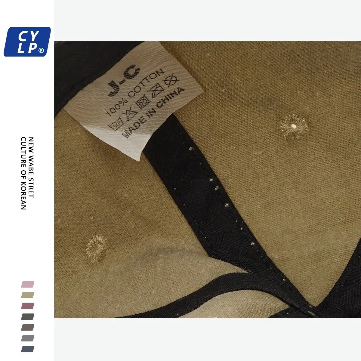 Three-Dim Embroidered Baseball Cap Forever Grey — feature 20